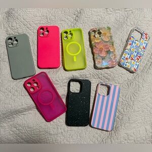 Assorted Colorful Phone Cases